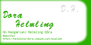 dora helmling business card
